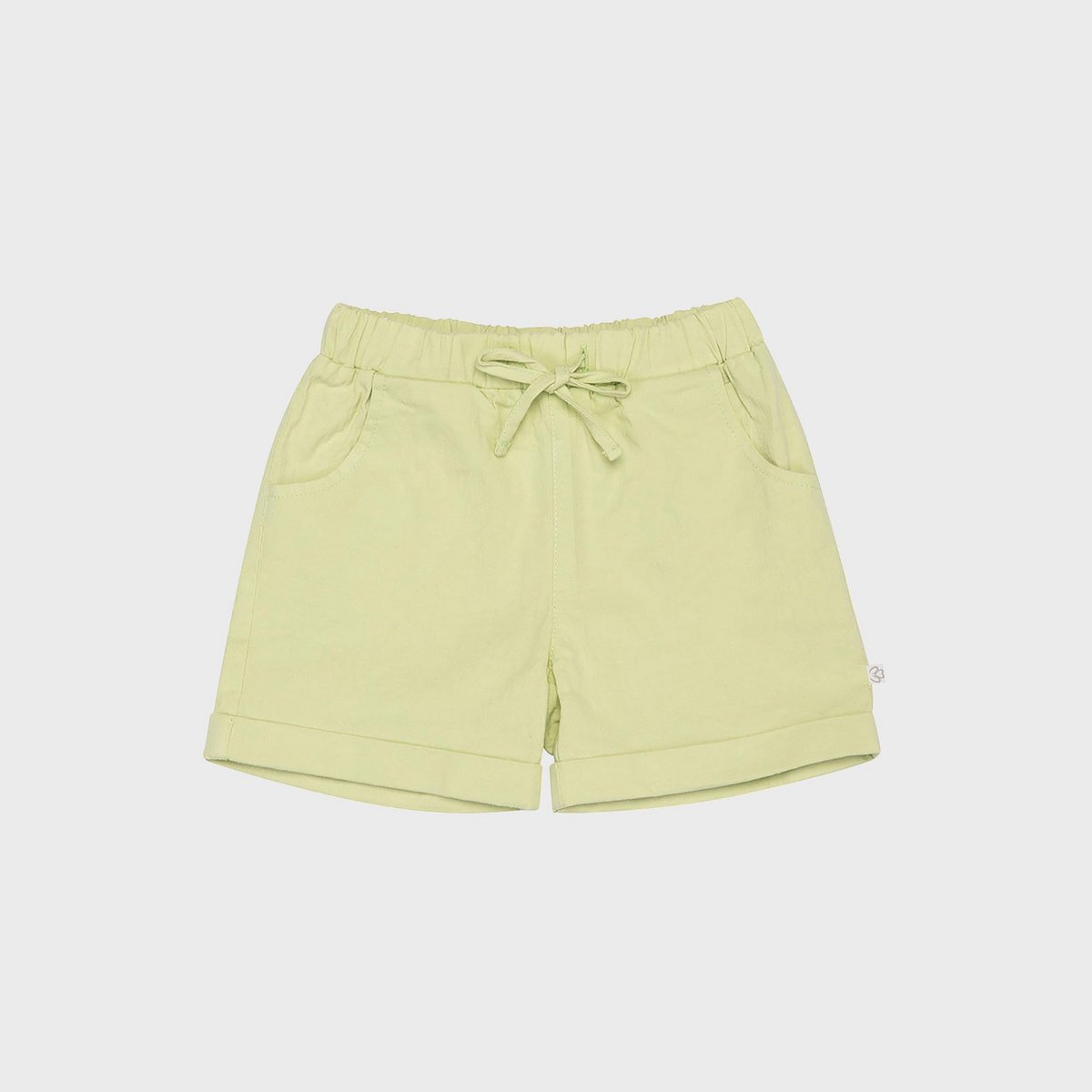 OrganicEra biologische gabardine short, groen