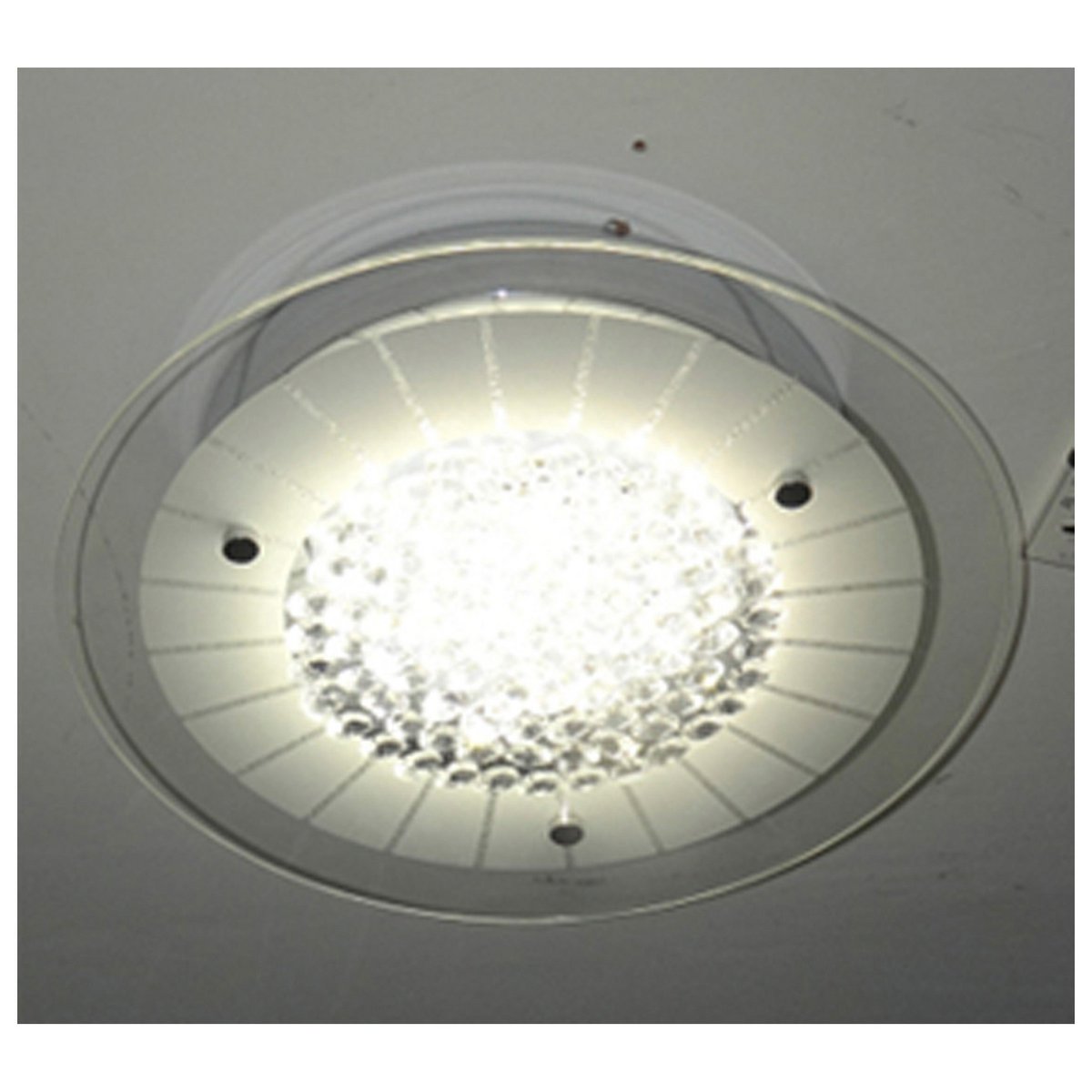 LED plafondlamp "Chur" met kristaleffect