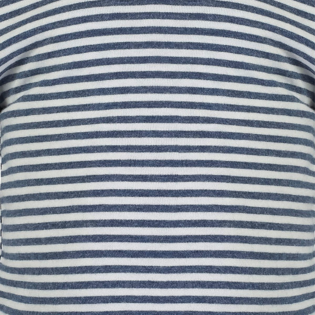 OrganicEra Organic Baby L/S T-shirt body, Indigo gestreept