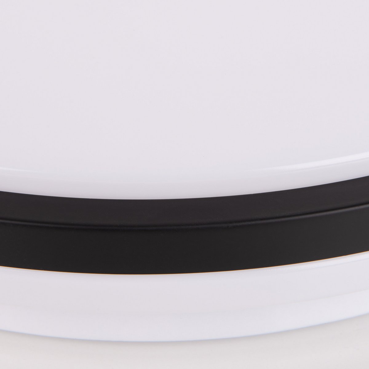 LED -plafondlamp "Irvine", metalen plafondlamp, wit, wit, met stevig ingebouwde LED's, voor eetkamer, woonkamer, hal of kantoor, Ø30,5 cm