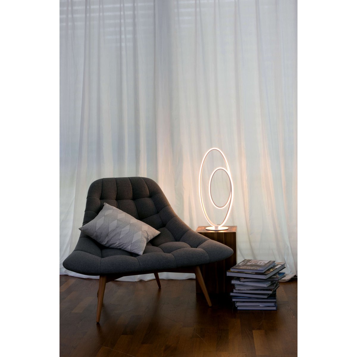 LED tafellamp h: 60cm wit "Odrive"