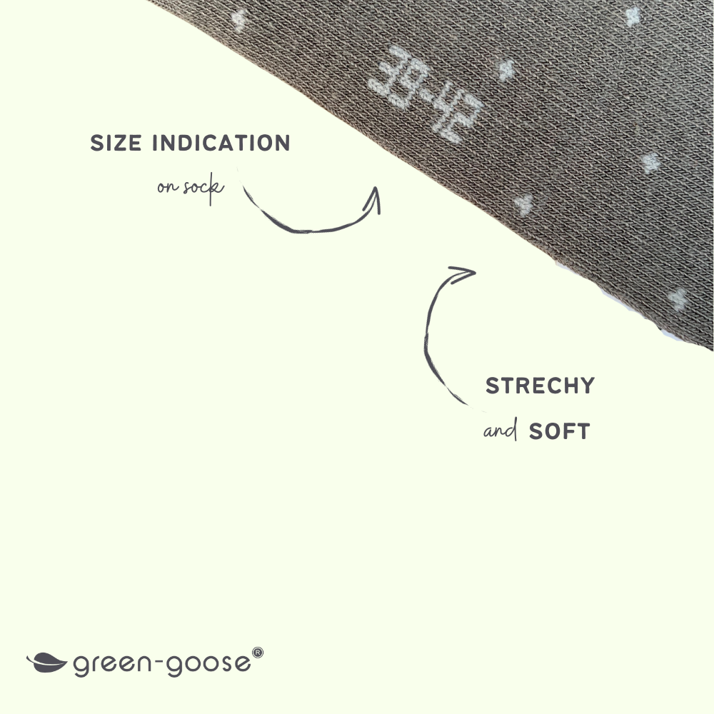 green-goose Bamboe Herensokken - 2 Paar - Stippen - 85% Bamboe
