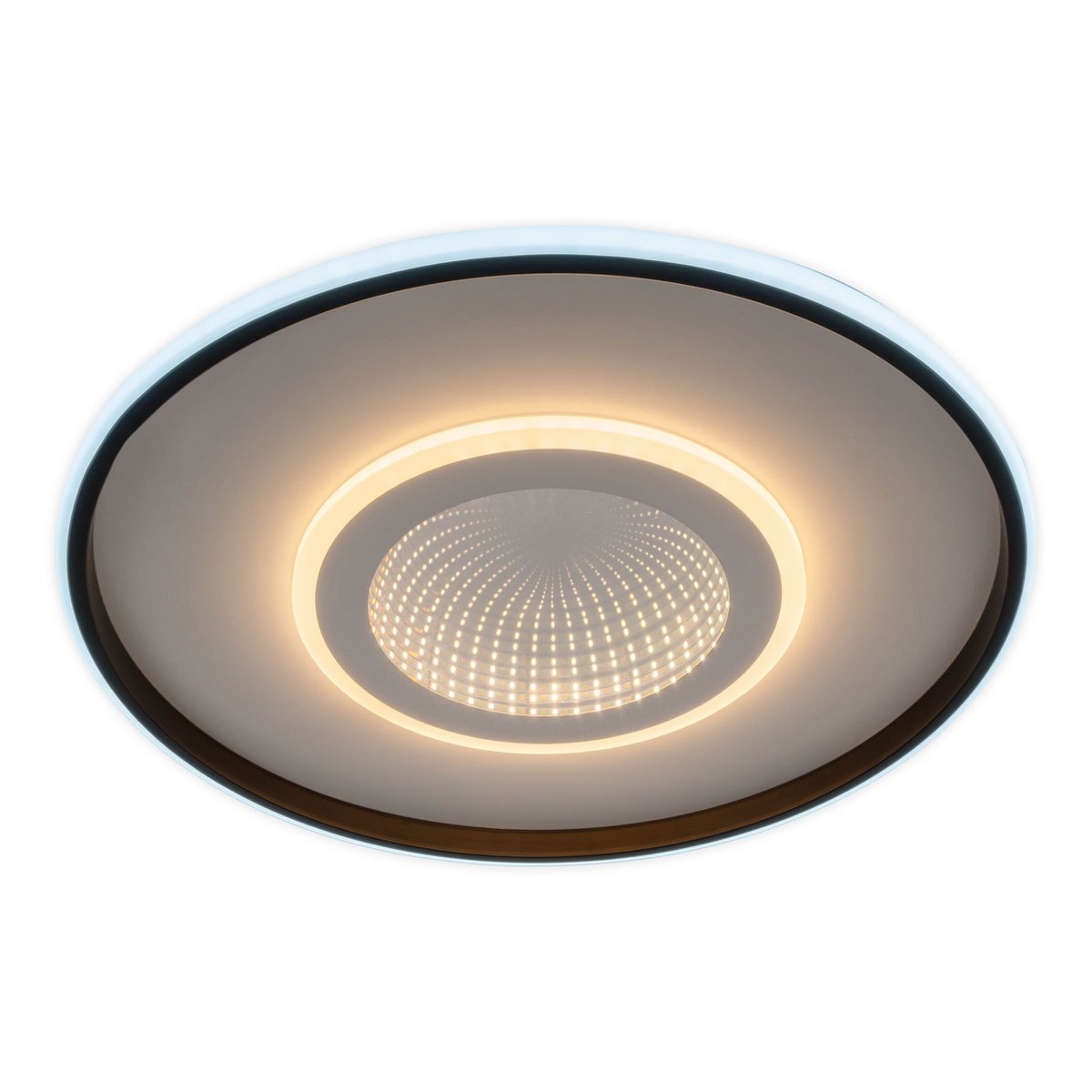 LED -plafondlicht 3D -effect "Redona" Ø 50 cm, met veel functies, inclusief afstandsbediening inbegrepen