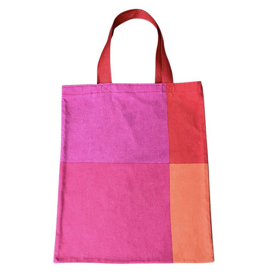 Luna -Leena Bag Kids Tara - rood/roze/oranje - gerecycled katoen - handgemaakt in Nepal