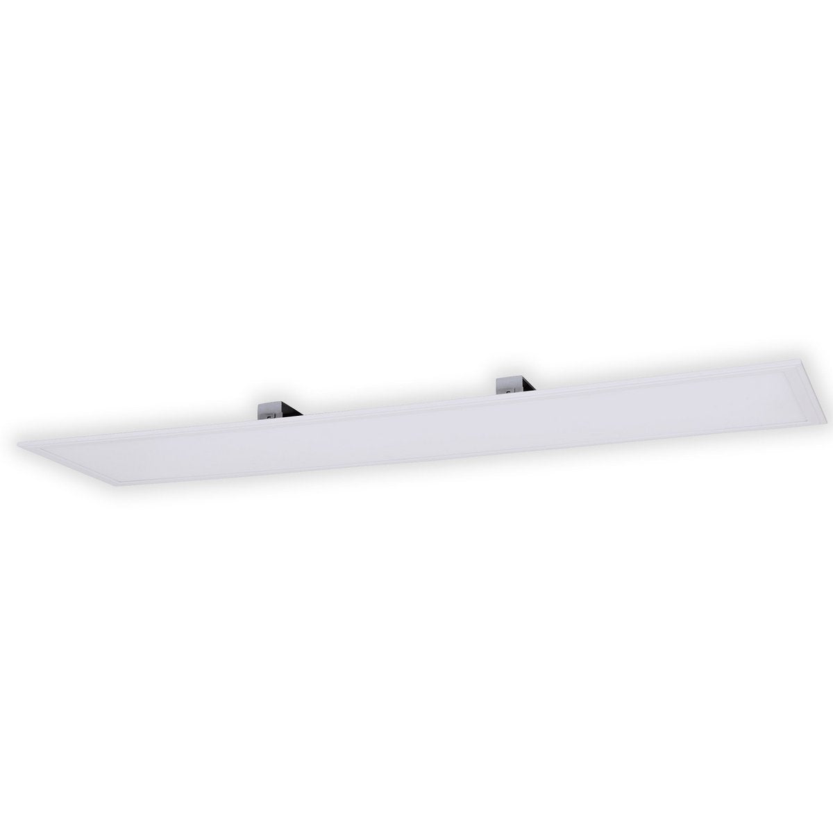 LED -assemblagepaneel "Nicola", montagelamp gemaakt van metaal en plastic met stevig ingebouwde LED's in neutraal wit, paneel voor interieurs 119,5 x 29,5 cm