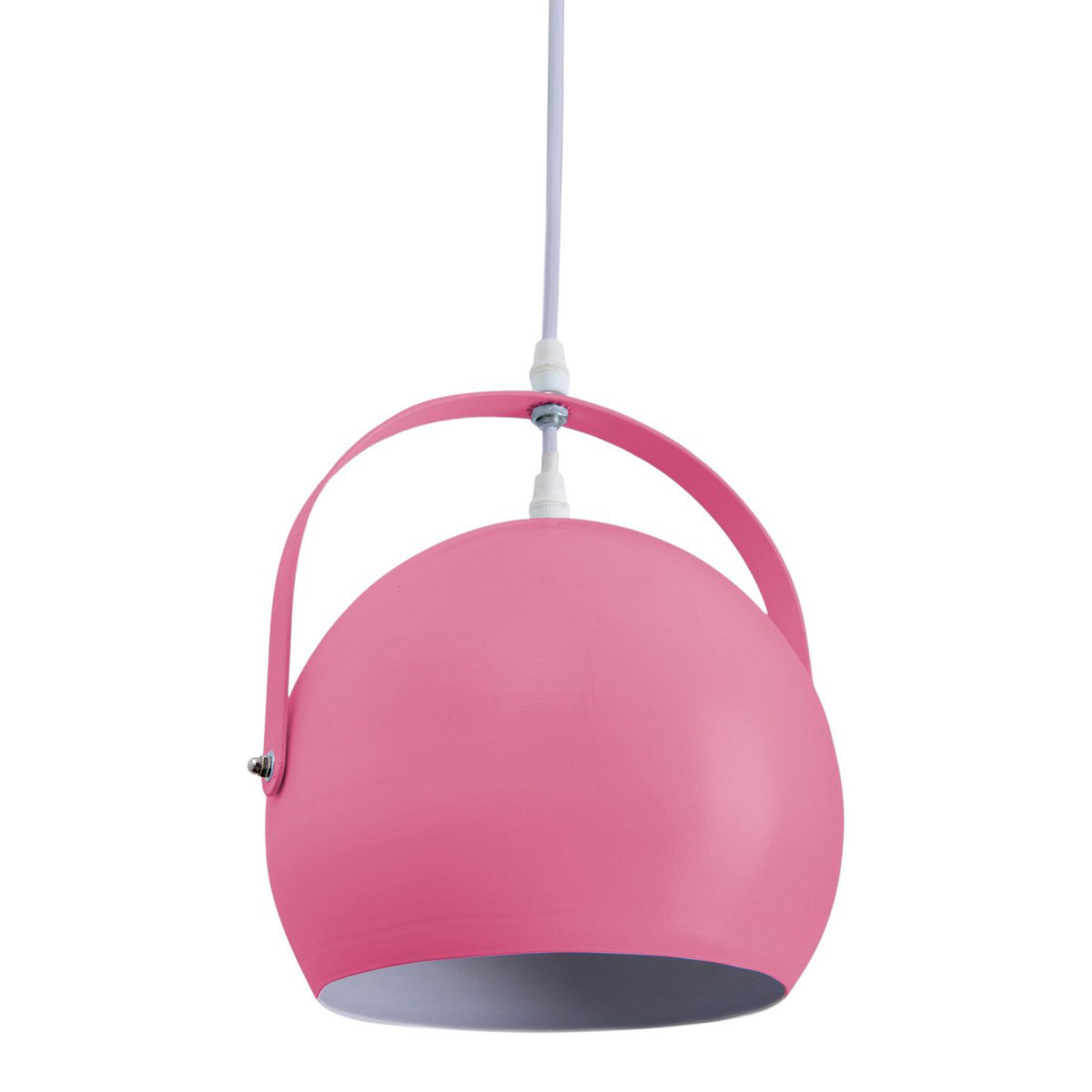 Hanger lamp "Colorado" roze Ø ca. 25 cm, metaal, E27 -aansluiting, verlichting voor woonkamer, eetkamer, kinderkamer