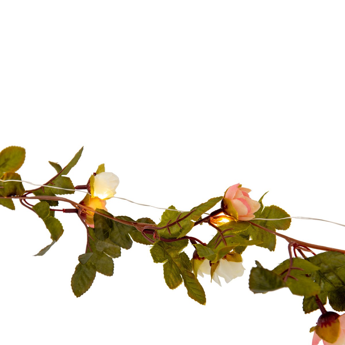 LED -lichte keten "Röschen", voor buiten, lichte keten - plastic, kleurrijk, met geïntegreerde LED