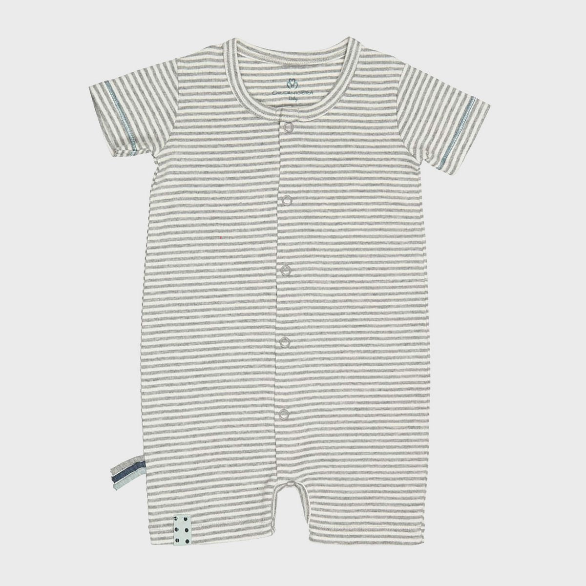 OrganicEra Biologische babyromper, grijs
