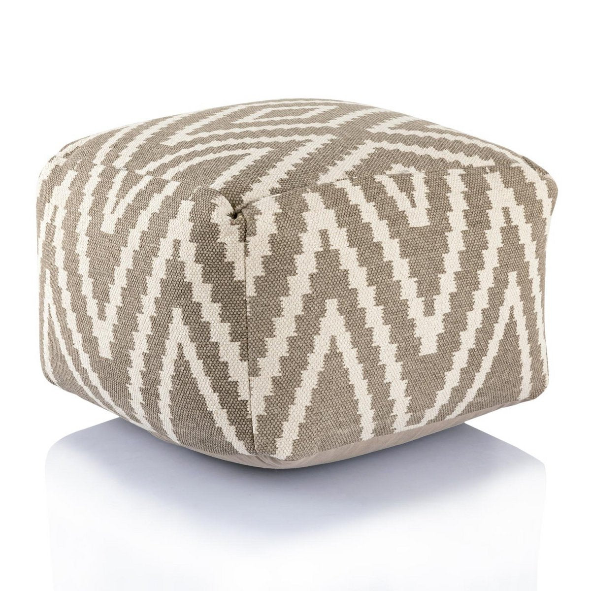 Zittend dobbelstenen voetkrukken stoel kruk 50x35x50cm pouf kelim vloerkussen peru zwarte taupe gele turquoise
