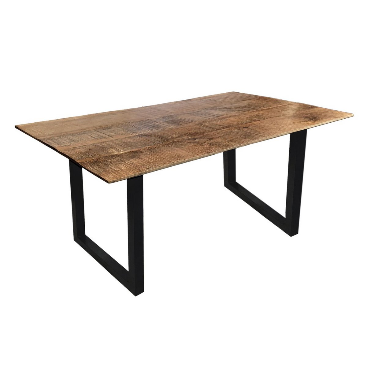 Eettafel mango houten vaste stof - maten 120x80 / 160x90 / 200x100 cm - massief houten tafel rechthoekig