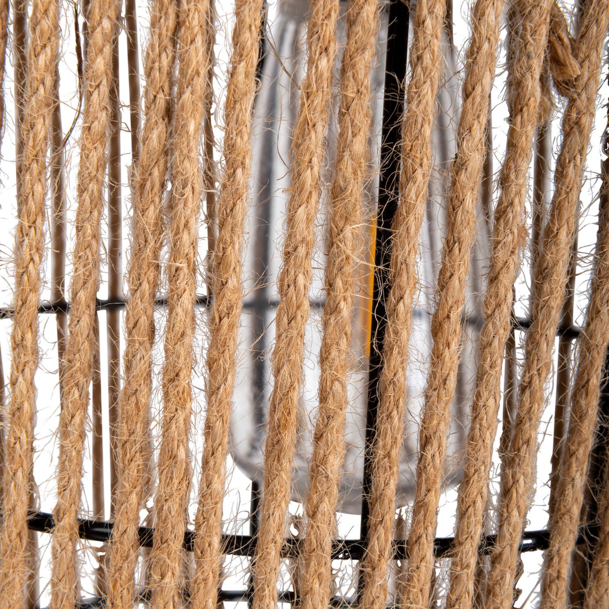 LED zonnelamp "Korbiniaanse" decoratie voor het buitengebied gemaakt van metaal, plastic en snoer in de natuur, met stevig ingebouwde LED's.