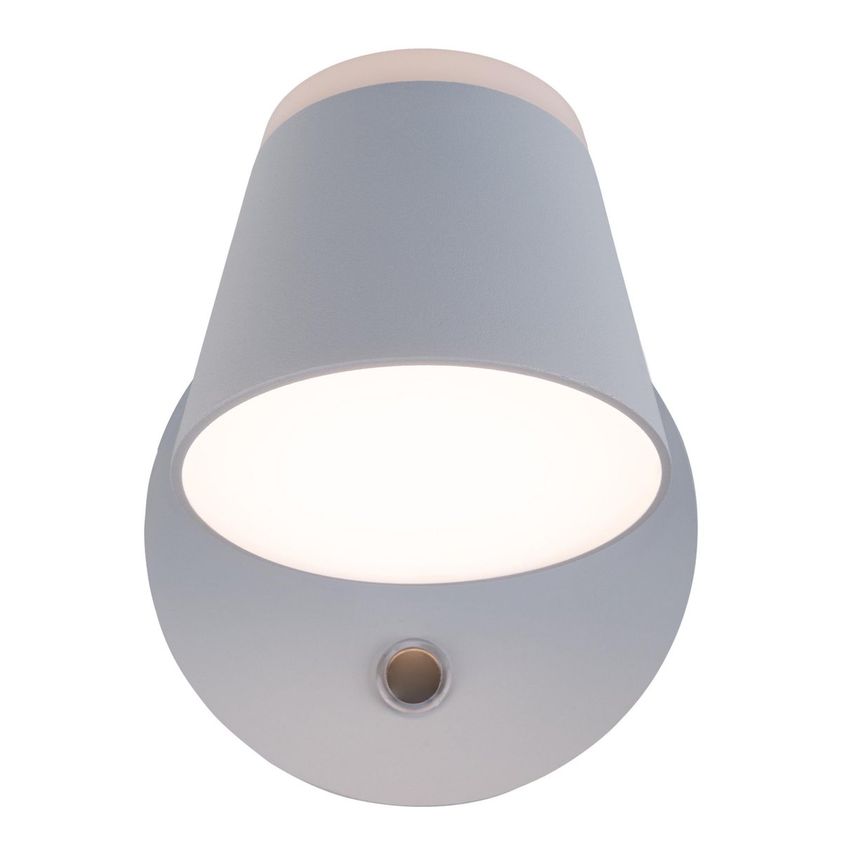 Snaveleloos wandlicht ", ongeveer 12 x 14,5 cm, gemaakt van wit metaal, voor binnen