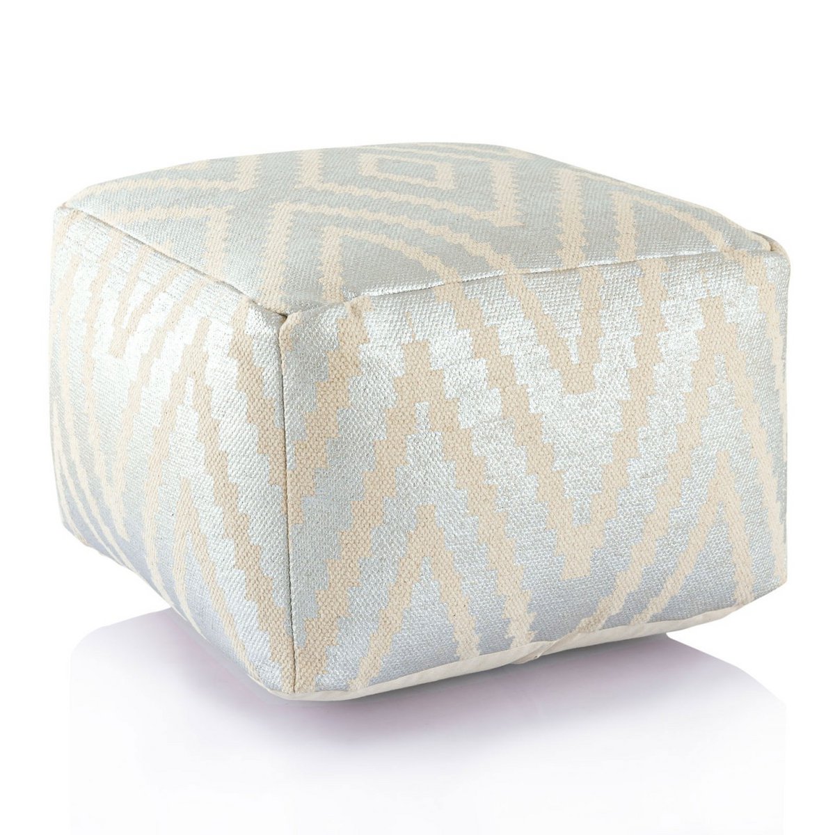 Zittend dobbelstenen voetkrukken stoel kruk 50x35x50cm pouf kelim vloerkussen peru zwarte taupe gele turquoise