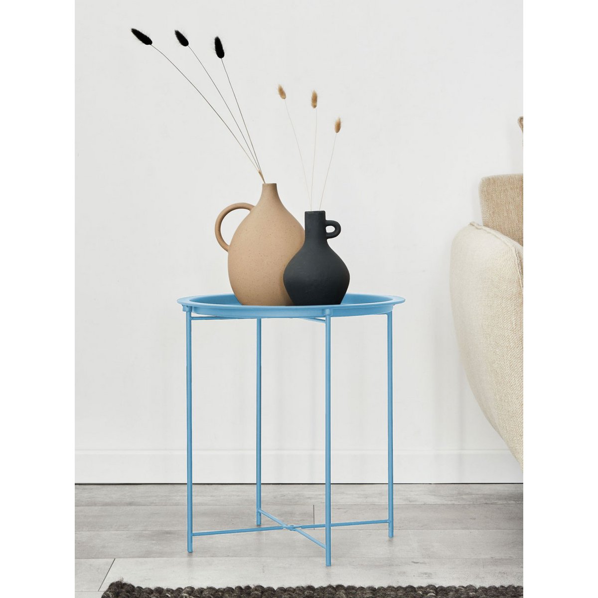 Bijzettafel Ø 47 H 51 2. Kies Tuintafel Balkon Tabel Terasses Tabel Ronde Alberta Metaal Small Ver