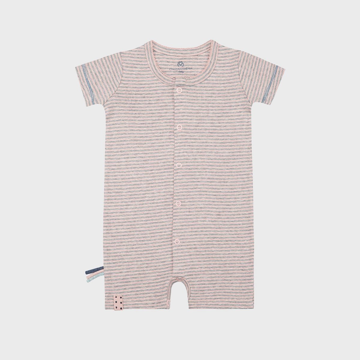 OrganicEra Biologisch babyrompertje, roze