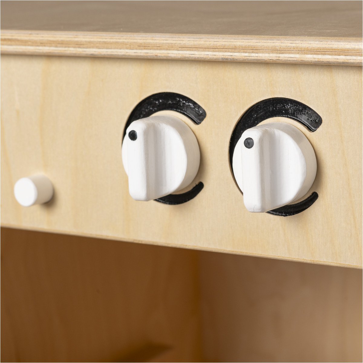 Van Dijk Toys houten speelgoed Vaatwasser voor kleuters - Naturel wit (Kinderopvang kwaliteit)