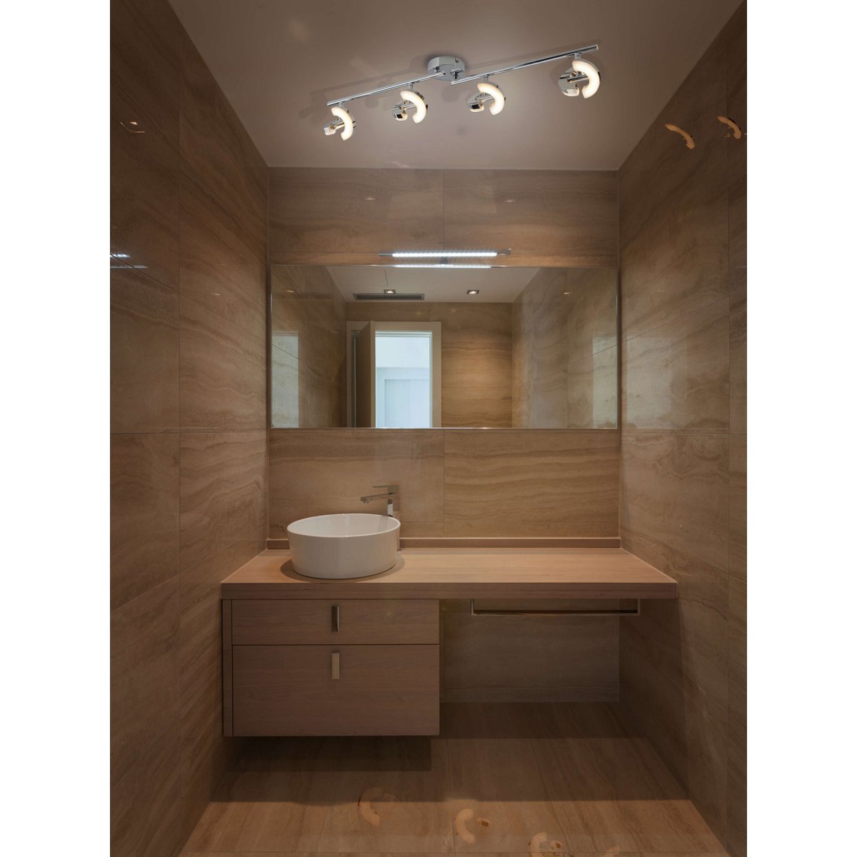 4 LED-wand u. Plafondspot "Affi"