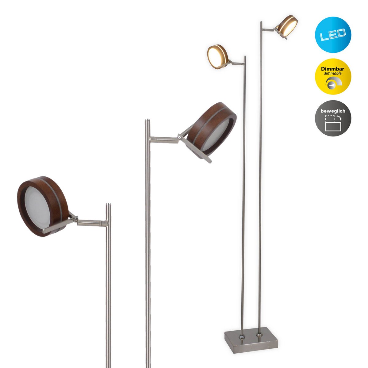 LED vloerlamp "Triberg"