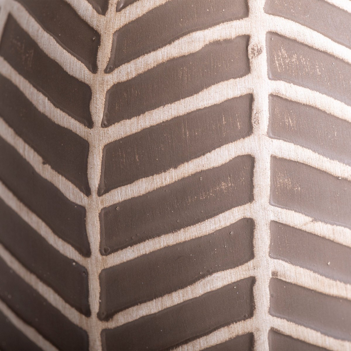 Keramische tafellamp "folio" bruin, keramische tafellamp in bruin, met E14 -versie, voor eetkamer, woonkamer, gang of kantoor, 27,50 cm hoog