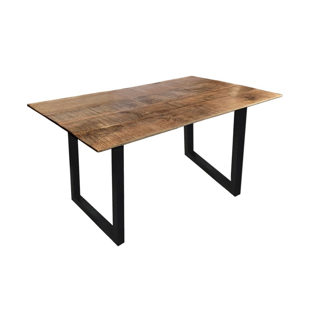 Eettafel mango houten vaste stof - maten 120x80 / 160x90 / 200x100 cm - massief houten tafel rechthoekig