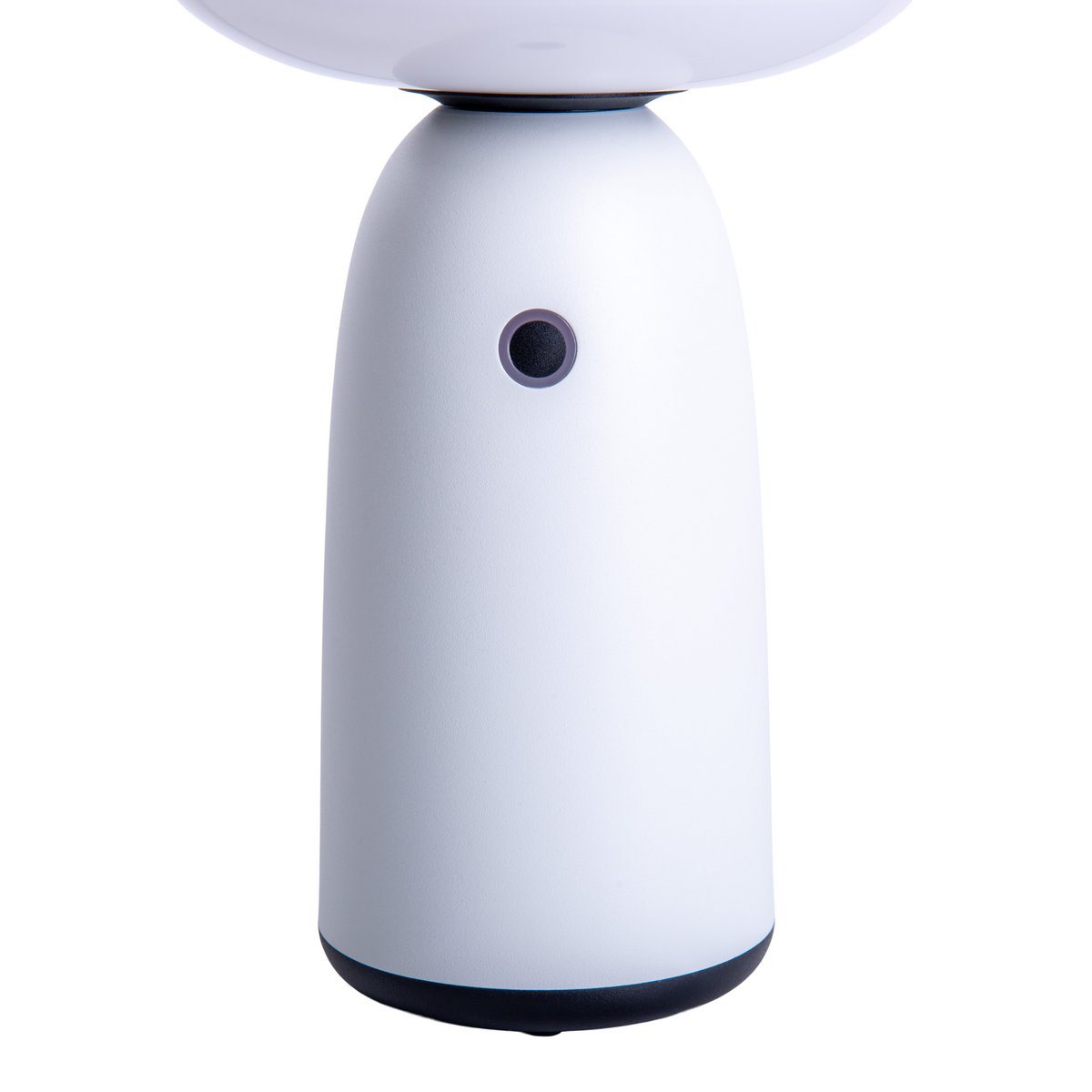 LED Solar Lamp "ADA" Wit voor de externe LED -tafellamp gemaakt van metaal en plastic, met stevig geïnstalleerde LED's, zonnelamp 22,5 x 16 cm