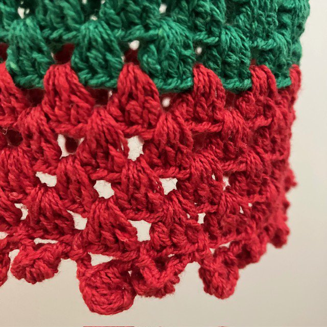 Luna -Leena Lampion Crochet - Groen - Organisch katoen - Handhaak in Nepal