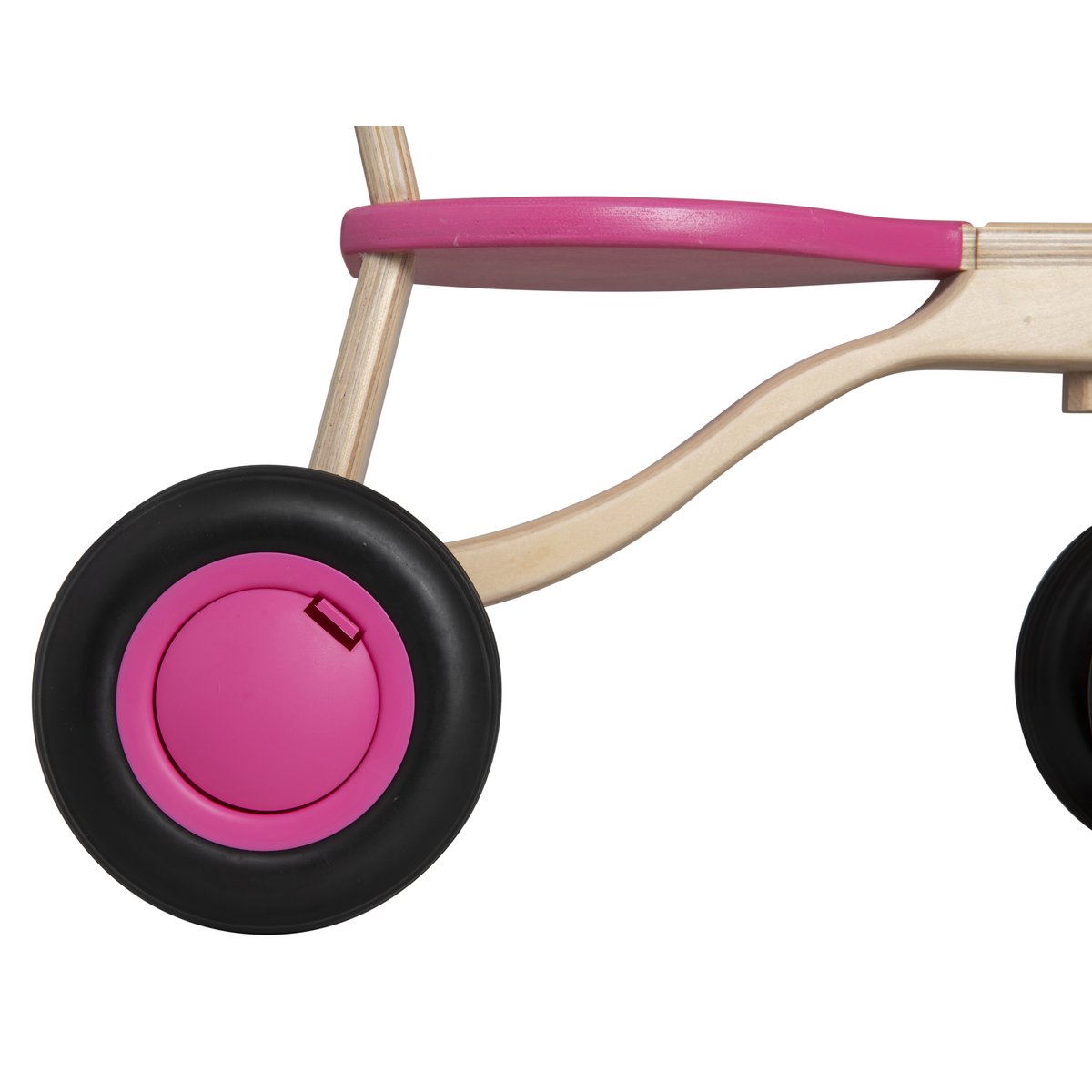 Van Dijk Toys berken houten loopfiets vanaf 1 jaar - Roze