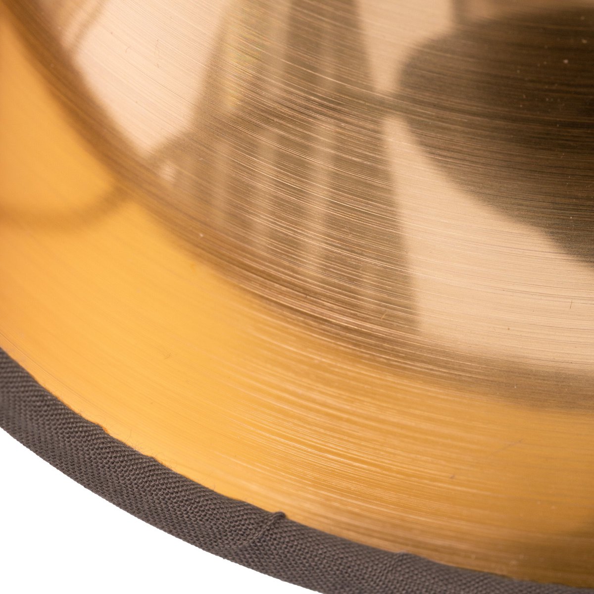 3-zits muur en plafond Rondel "Maron" gemaakt van metalen satine-meter met stof paraplu's in bruin, met E14-aansluiting, lamp voor woonkamer, eetkamer, gang en kantoor, 28,5 cm diameter