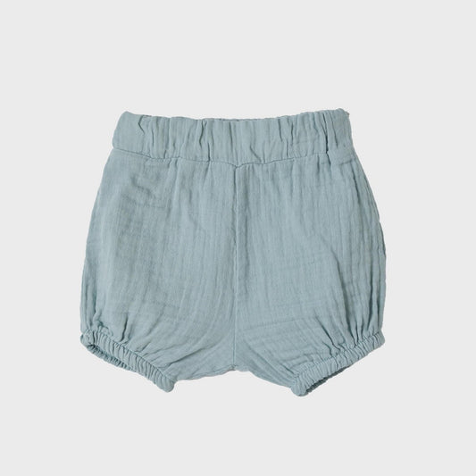 OrganicEra organische mousseline bloeiershort, aqua
