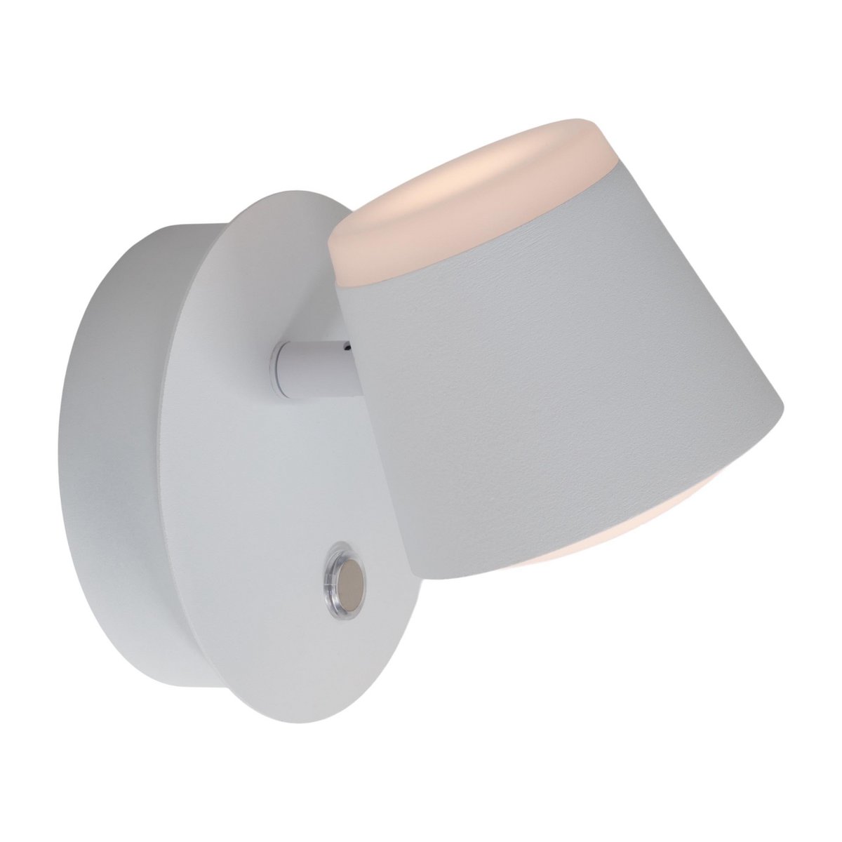 Snaveleloos wandlicht ", ongeveer 12 x 14,5 cm, gemaakt van wit metaal, voor binnen