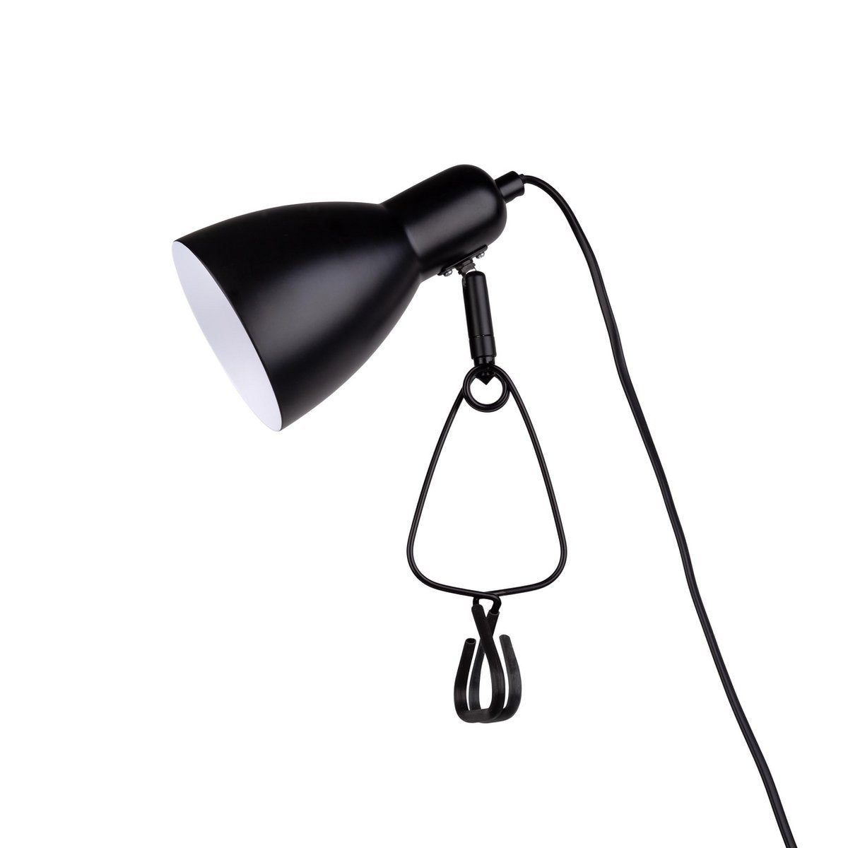 Klemtafels "Mara" Matt Schwarz voor E14 Max. 18 Watt, voor interieur, 28 cm hoog