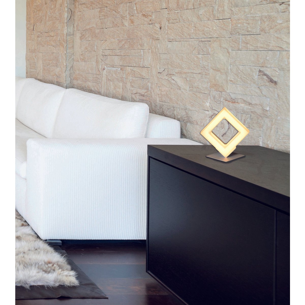 LED tafellamp "Moggi" h:18cm