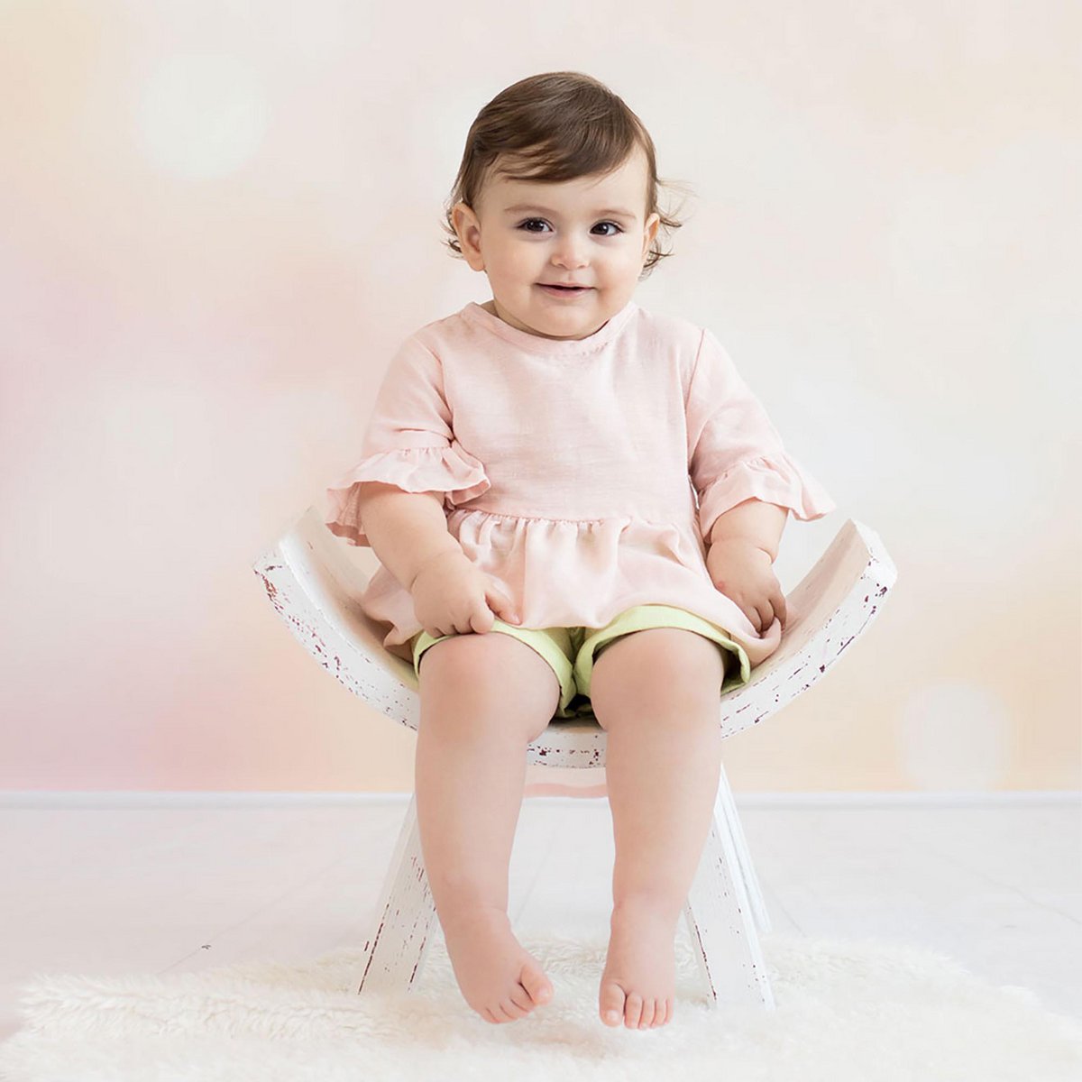 OrganicEra biologische hennep babyblouse, roze