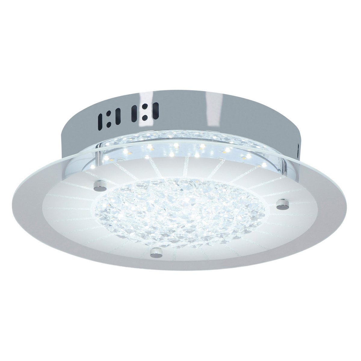 LED plafondlamp "Chur" met kristaleffect