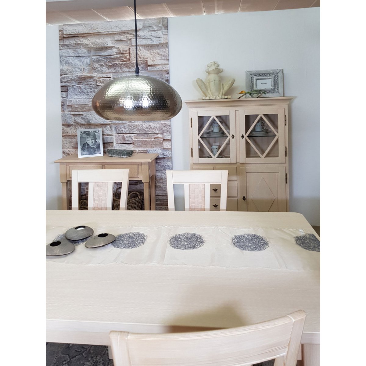 Hangende lamp hanglamp hintlamp metalen eettafel plafondlamp gehembled goud/zilver vintage