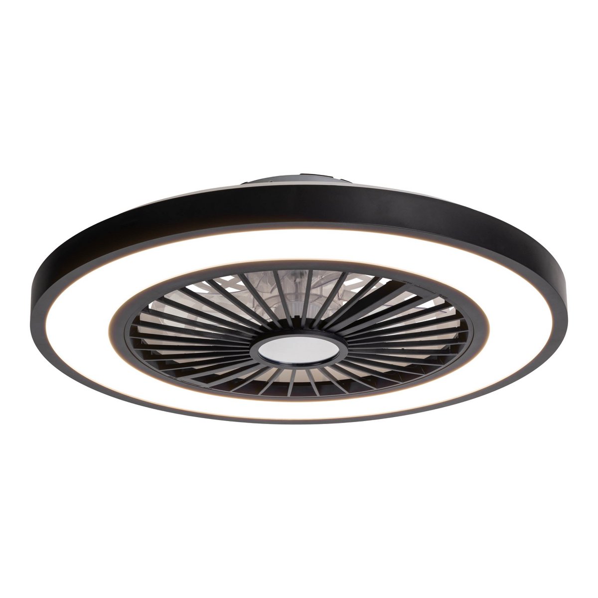 LED -plafondlichten + ventilator "arrioso" Ø 54 cm, gemaakt van metaal en plastic, met veel functies