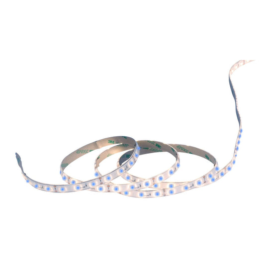 Led "Stripe" ca. 5 m lang, met 2 Flex -bindmiddelen en plug -in voeding; 300 LED's, blauw.
