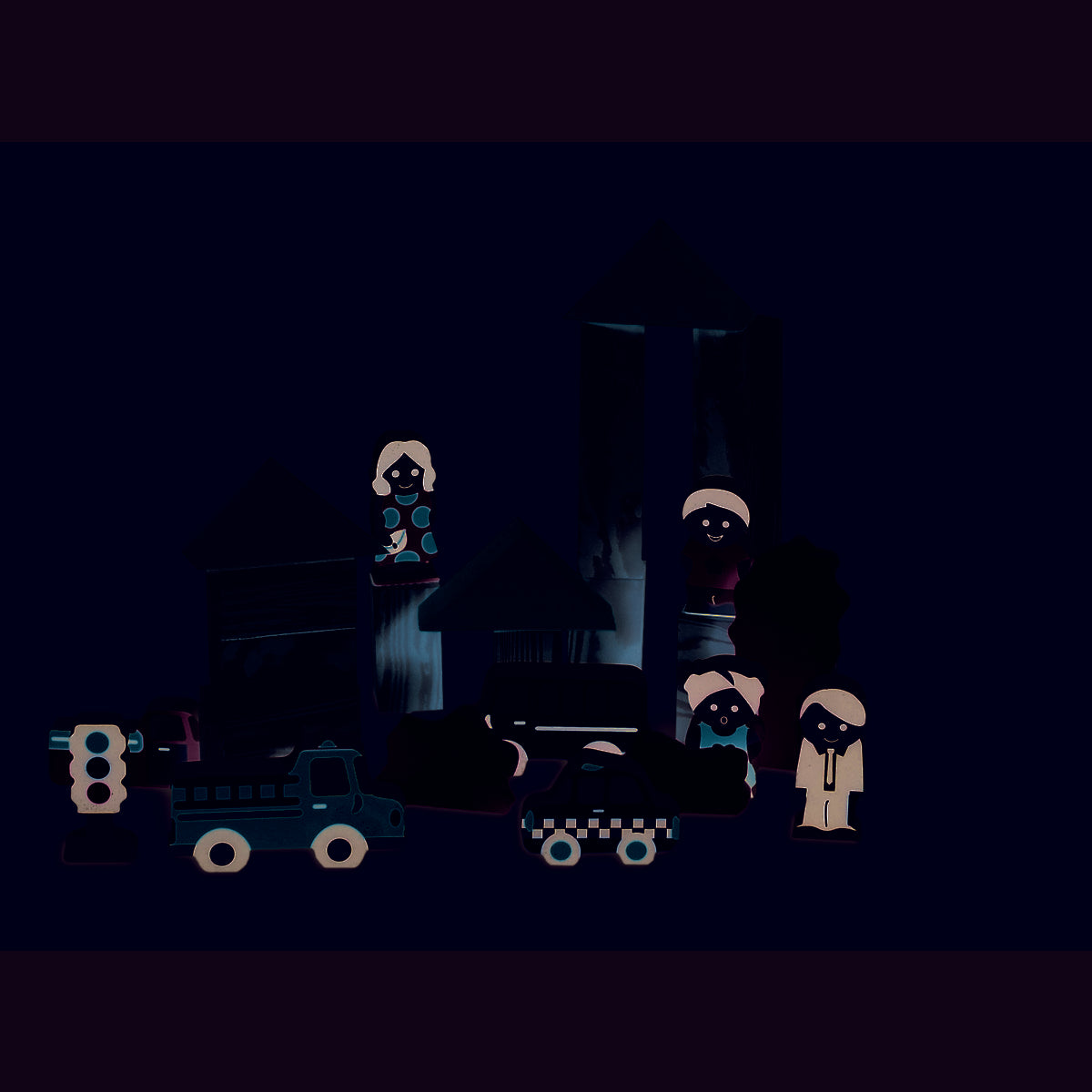 Edushape Foam blokken Mijn Zachte Wereld - Stad