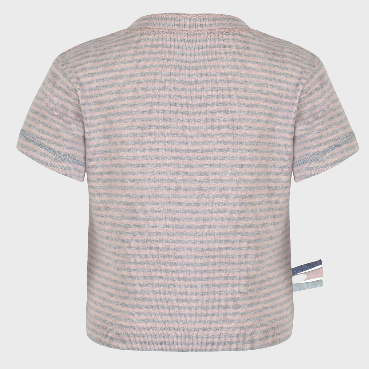 OrganicEra Biologisch baby S/S T-shirt, roze gestreept