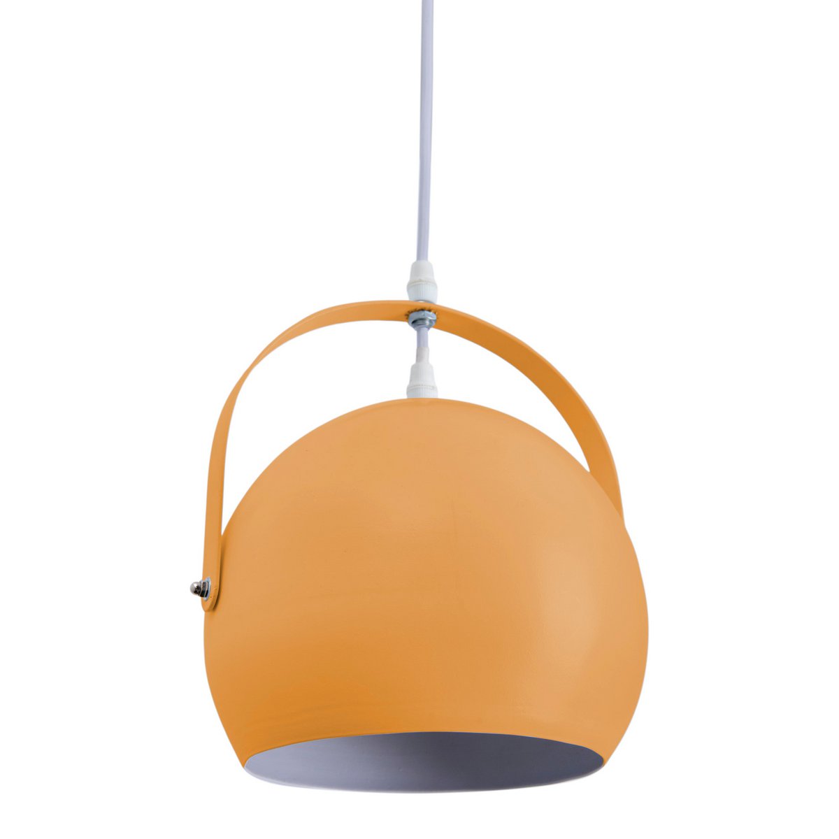 Hanger lamp "Colorado" oranje Ø ca. 25 cm, metaal, E27 -aansluiting, verlichting voor woonkamer, eetkamer, kinderkamer