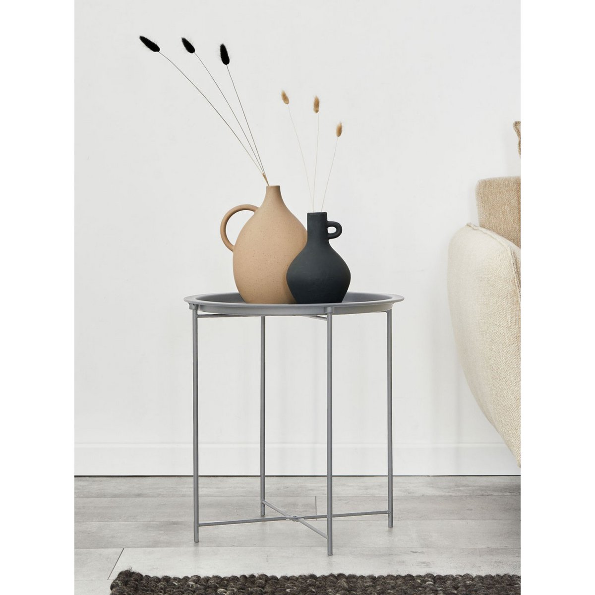 Bijzettafel Ø 47 H 51 2. Kies Tuintafel Balkon Tabel Terasses Tabel Ronde Alberta Metaal Small Ver