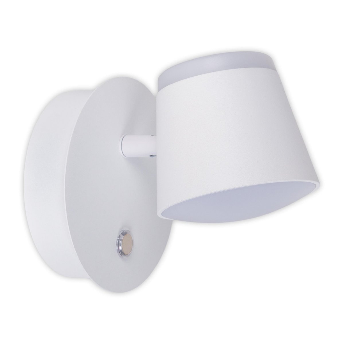 Snaveleloos wandlicht ", ongeveer 12 x 14,5 cm, gemaakt van wit metaal, voor binnen