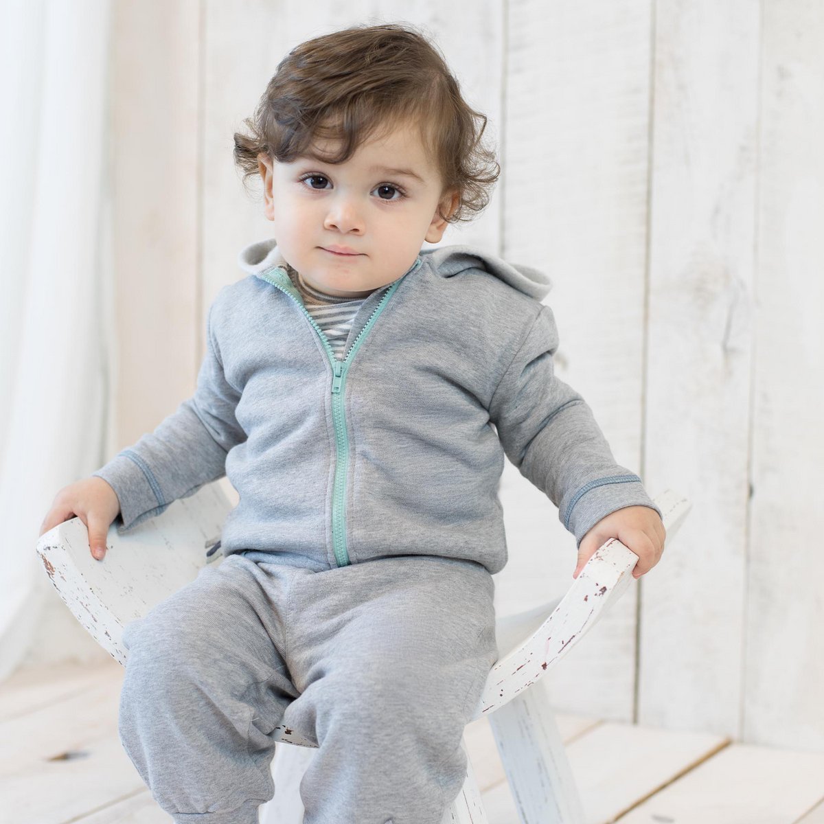 OrganicEra Biologische baby-joggingbroek, grijs