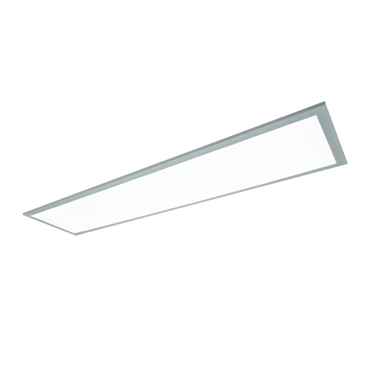 LED -assemblagepaneel "Nicola", montagelamp gemaakt van metaal en plastic met stevig ingebouwde LED's in neutraal wit, paneel voor interieurs 119,5 x 29,5 cm