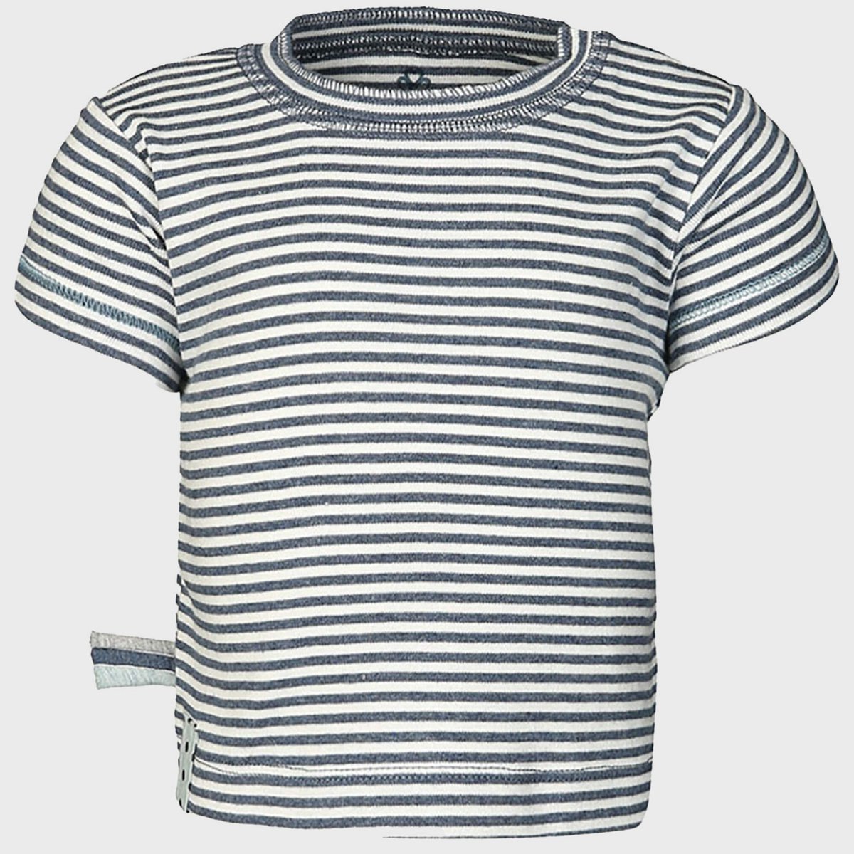 OrganicEra Organic Baby S/S T-shirt, Indigo gestreept