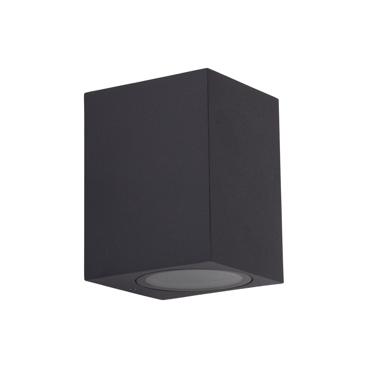 Buiten wandlamp "Cubus", gemaakt van metaal en glas in antraciet, GU10 Socket