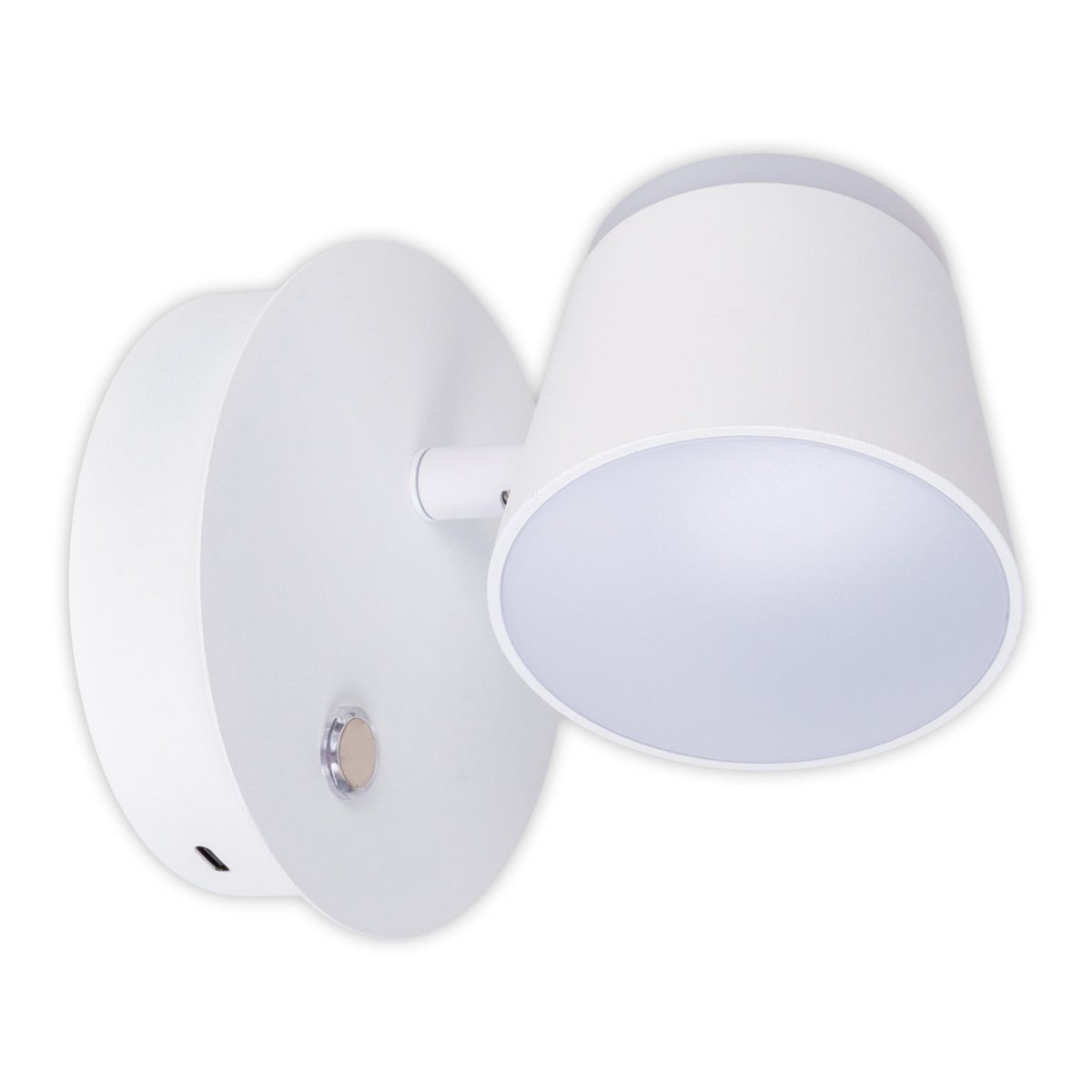 Snaveleloos wandlicht ", ongeveer 12 x 14,5 cm, gemaakt van wit metaal, voor binnen