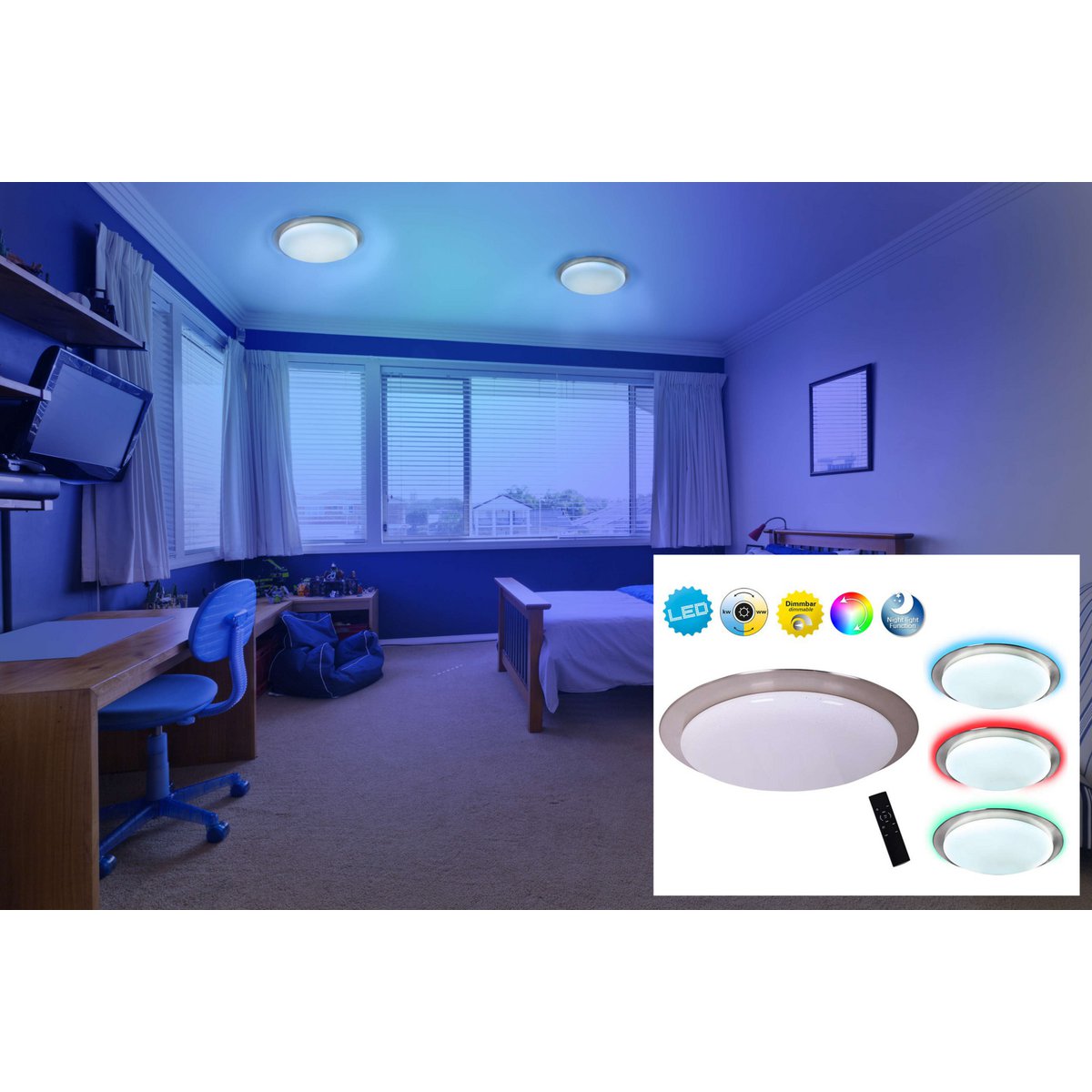 LED plafondlamp "Turin" d: 42,5cm