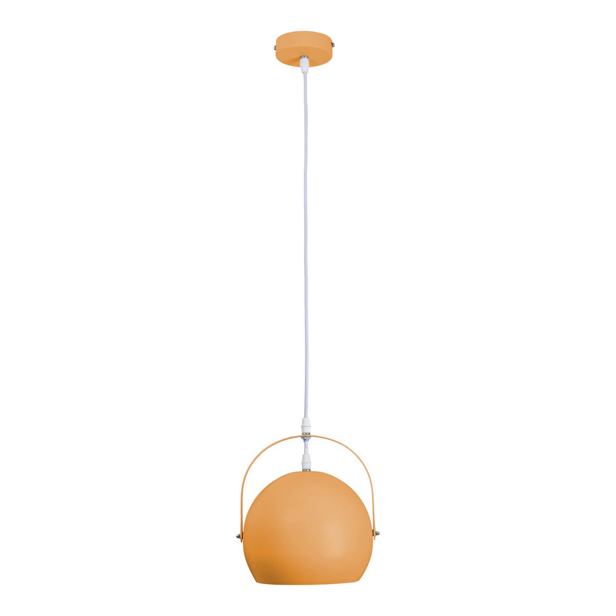 Hanger lamp "Colorado" oranje Ø ca. 25 cm, metaal, E27 -aansluiting, verlichting voor woonkamer, eetkamer, kinderkamer