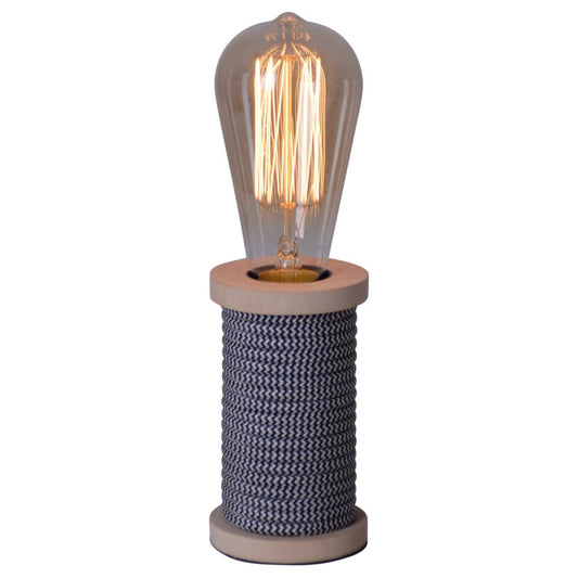 LED -tafellamp "Max" inclusief lamp zwart/wit H: 12 cm